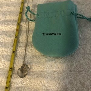 Tiffany and co infinity wedding band necklace